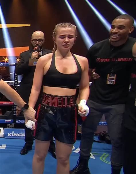 daniella hemsley celebration|OnlyFans boxer Daniella Hemsley is barred from。